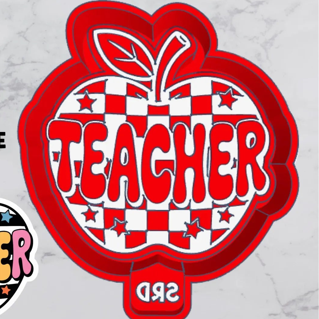 Silicone mold "Teacher Apple"